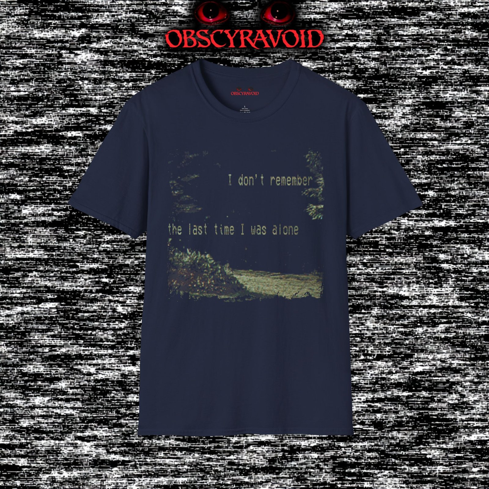 It Never Let's Me Out Of Sight Analog Horror T-shirt - Image 4