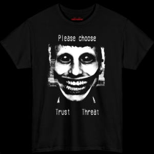 Creepy Horror Trust or Threat Analog Horror T-Shirt