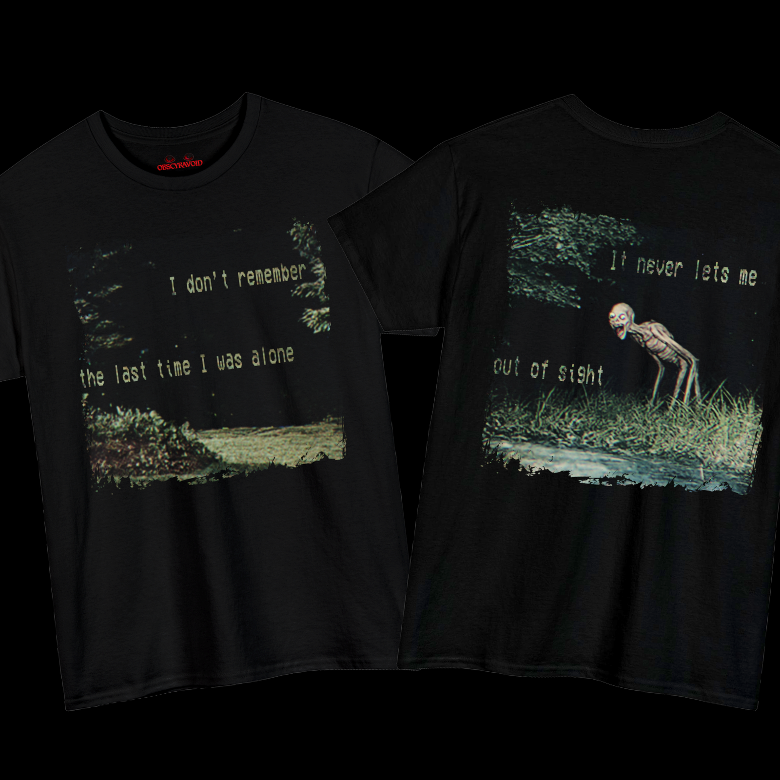 It Never Let's Me Out Of Sight Analog Horror T-shirt