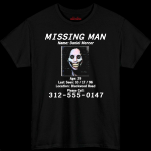 Missing Man Daniel Mercer Analog Horror T-Shirt