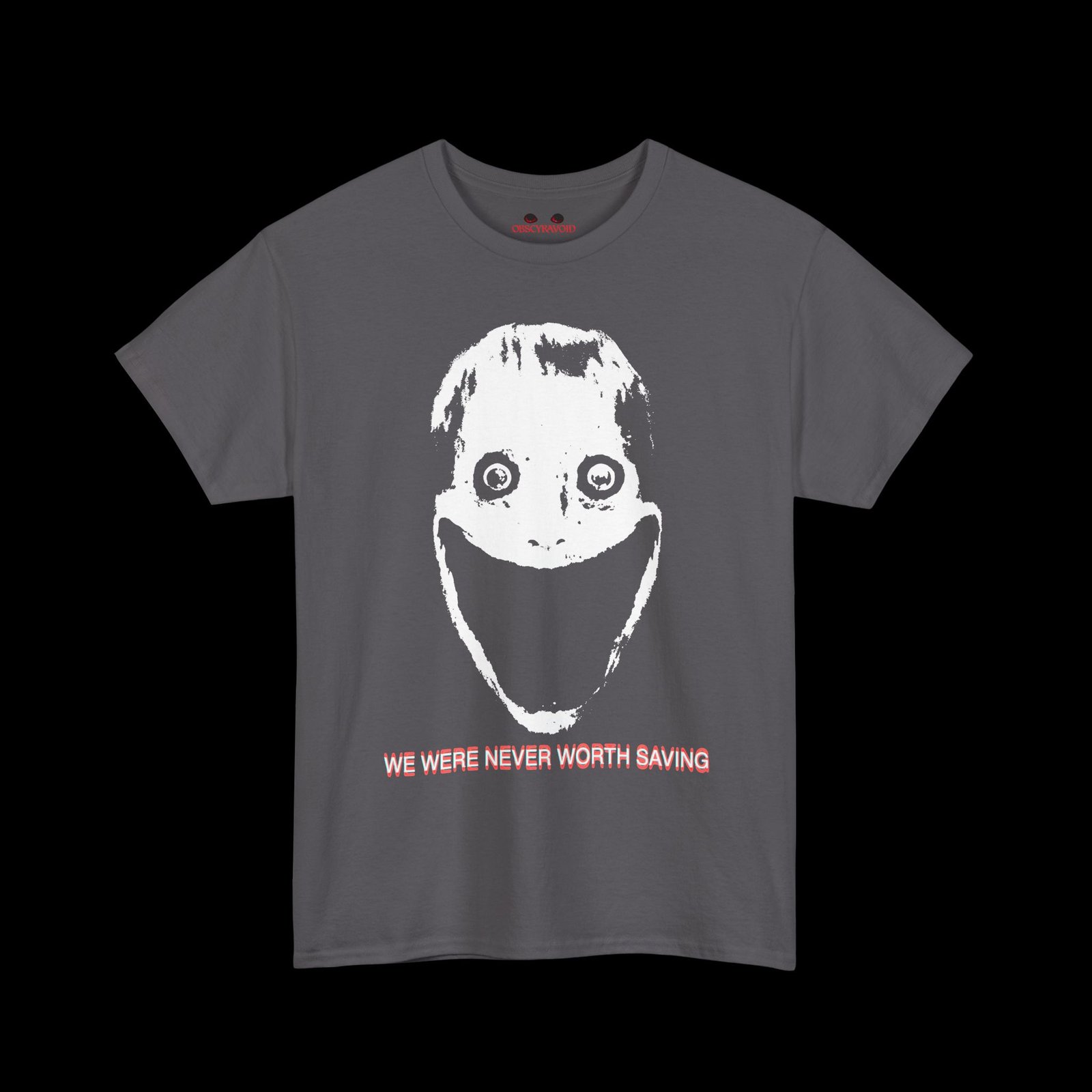 We Were Never Worth Saving Analog Horror T-Shirt - Image 3