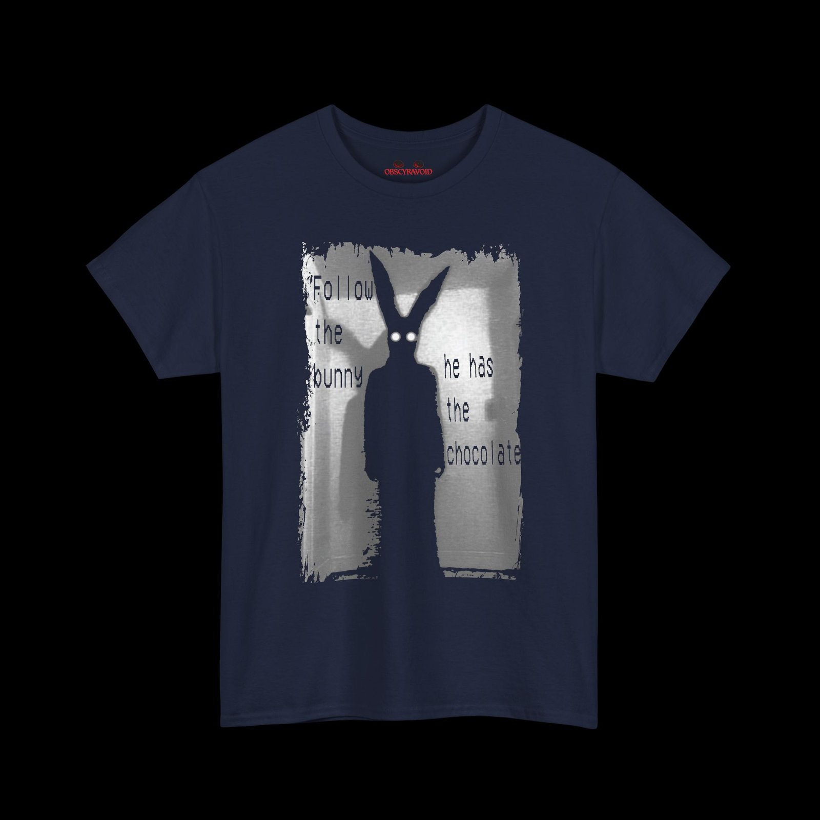 Follow the Bunny Analog Horror T-Shirt - Image 3
