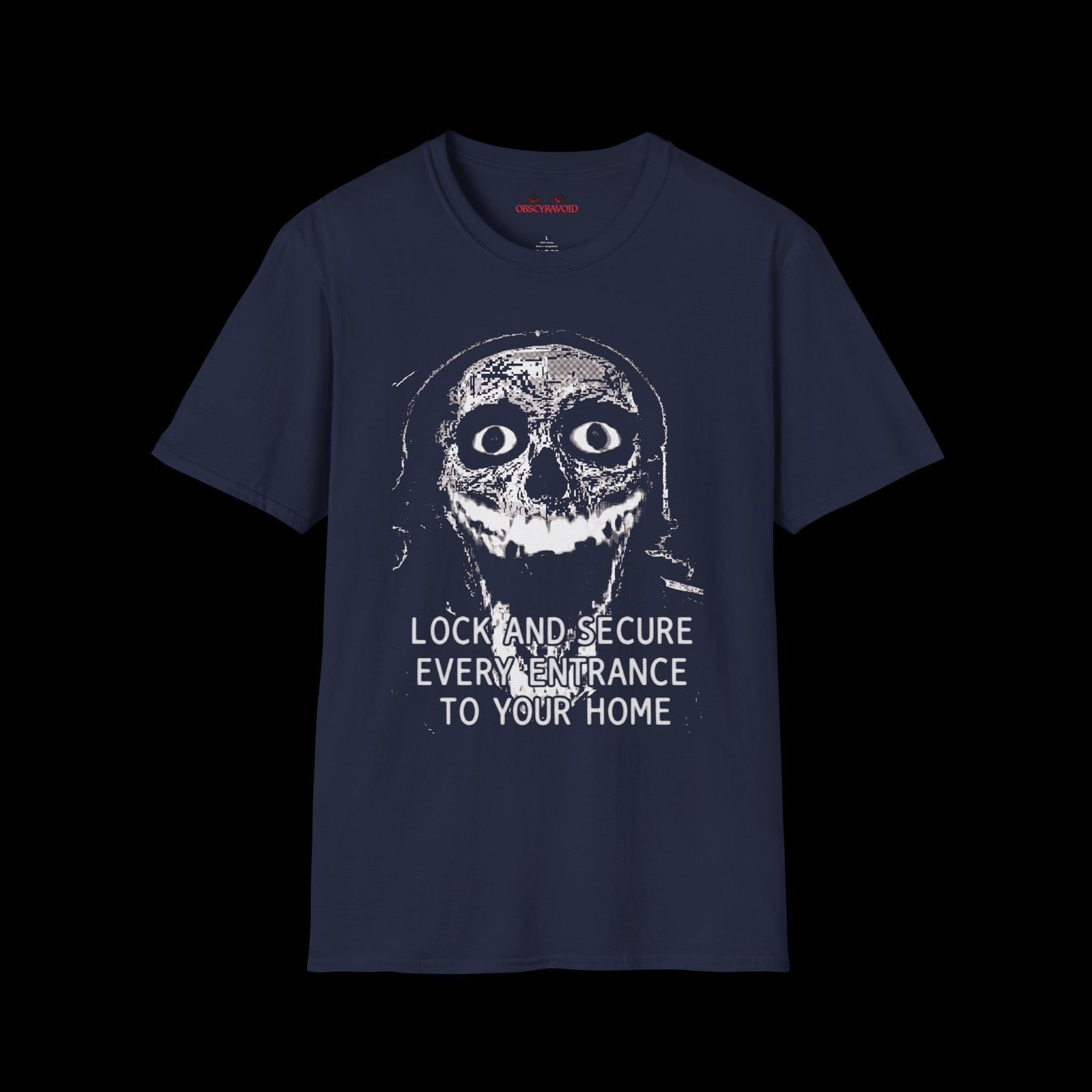 Lock and Secure Every Entrance To Your Home Analog Horror T-Shirt - Image 3