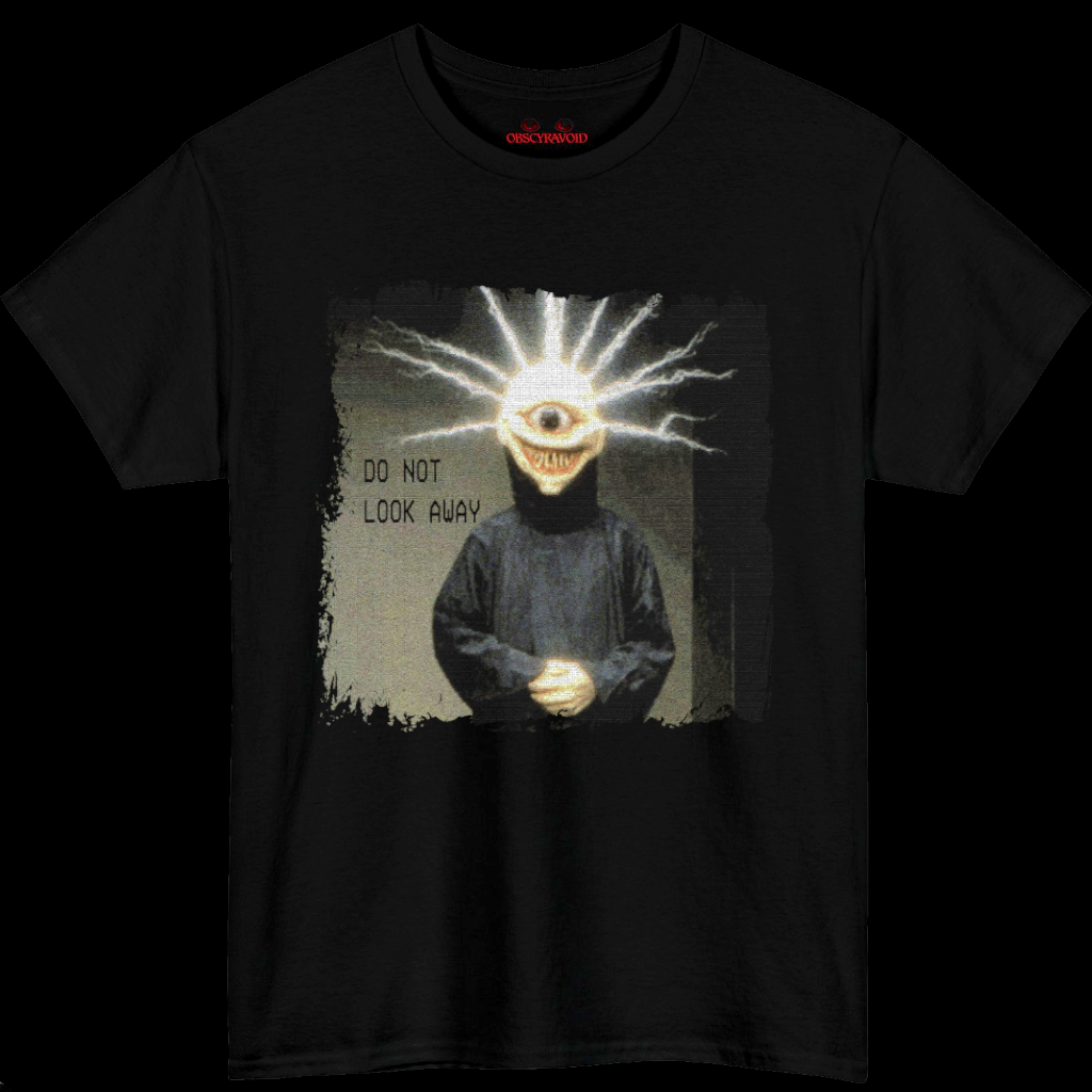 Do Not Look Away Analog Horror T-shirt