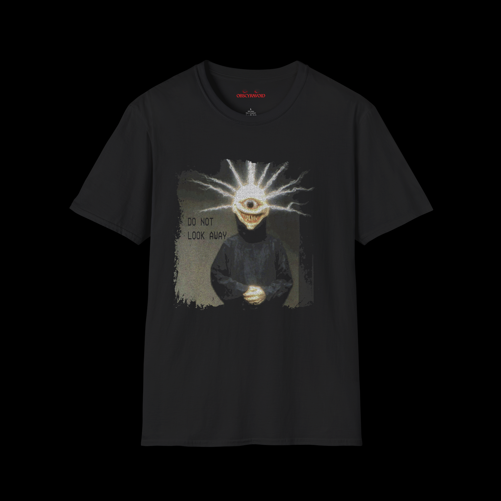 Do Not Look Away Analog Horror T-shirt - Image 2