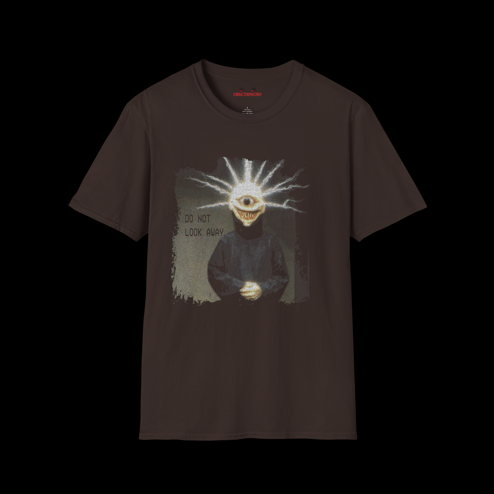 Do Not Look Away Analog Horror T-shirt - Image 3