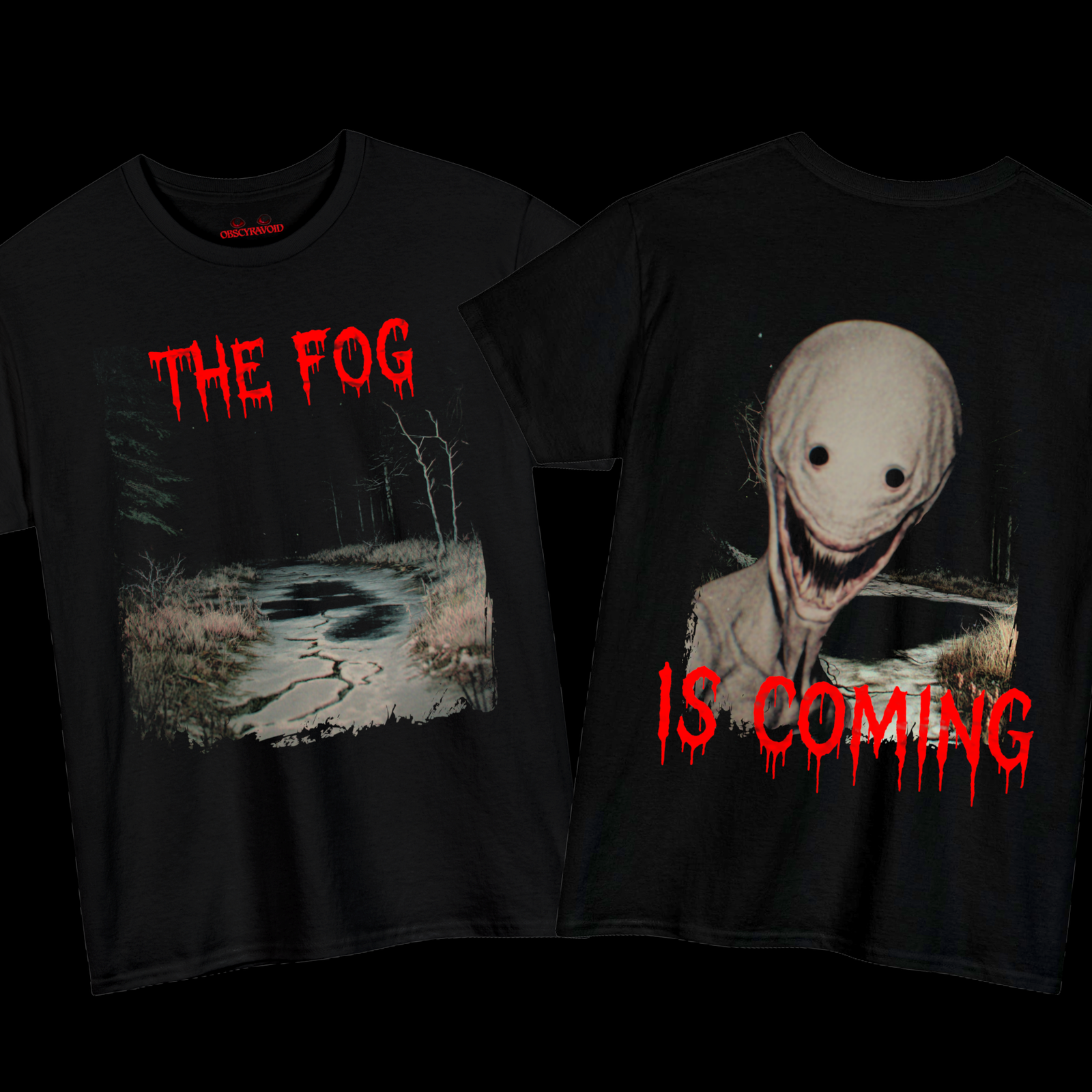 The Fog Is Coming Analog Horror T-Shirt