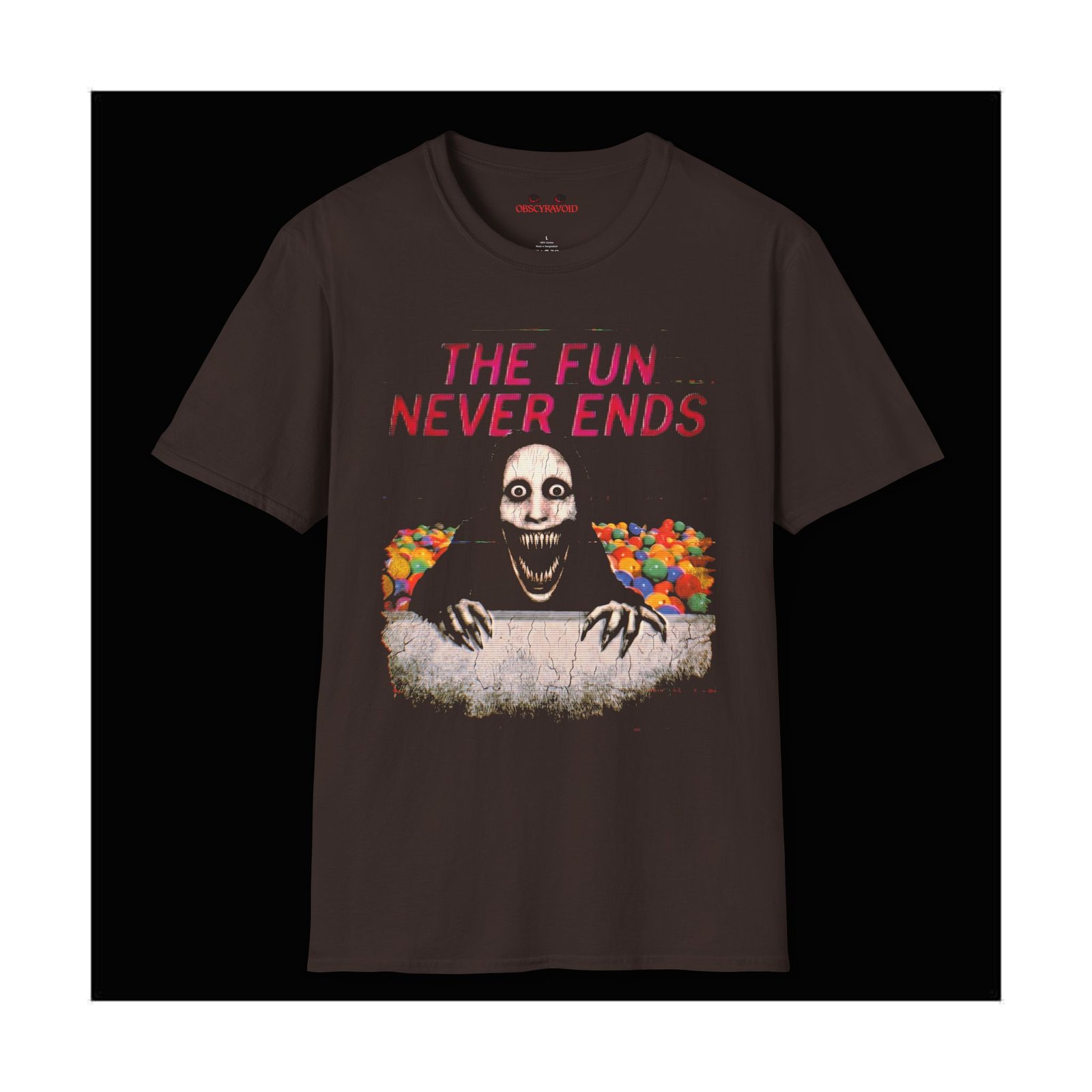 The Fun Never Ends Analog Horror T-Shirt - Image 2