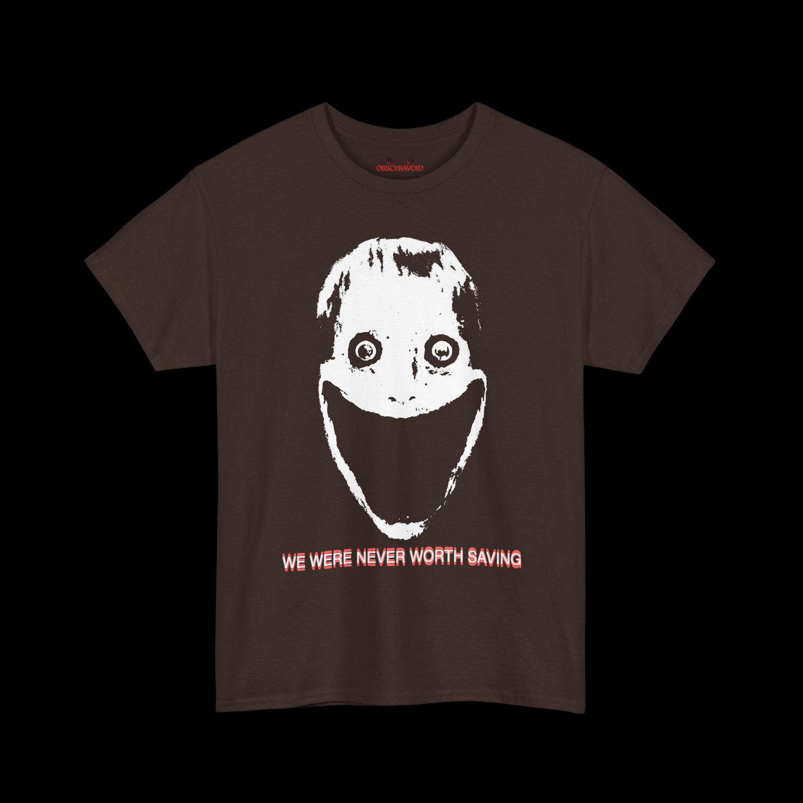 We Were Never Worth Saving Analog Horror T-Shirt - Image 2