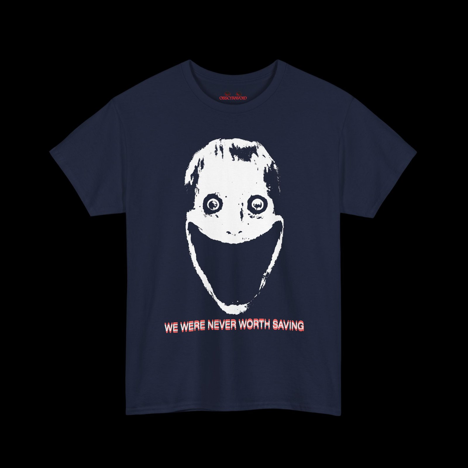 We Were Never Worth Saving Analog Horror T-Shirt - Image 4