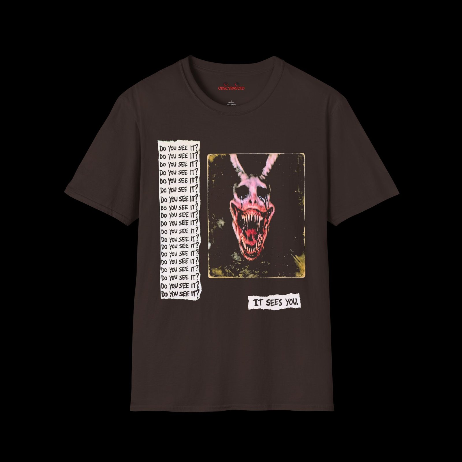 Do You See It? Analog Horror T-Shirt - Image 2
