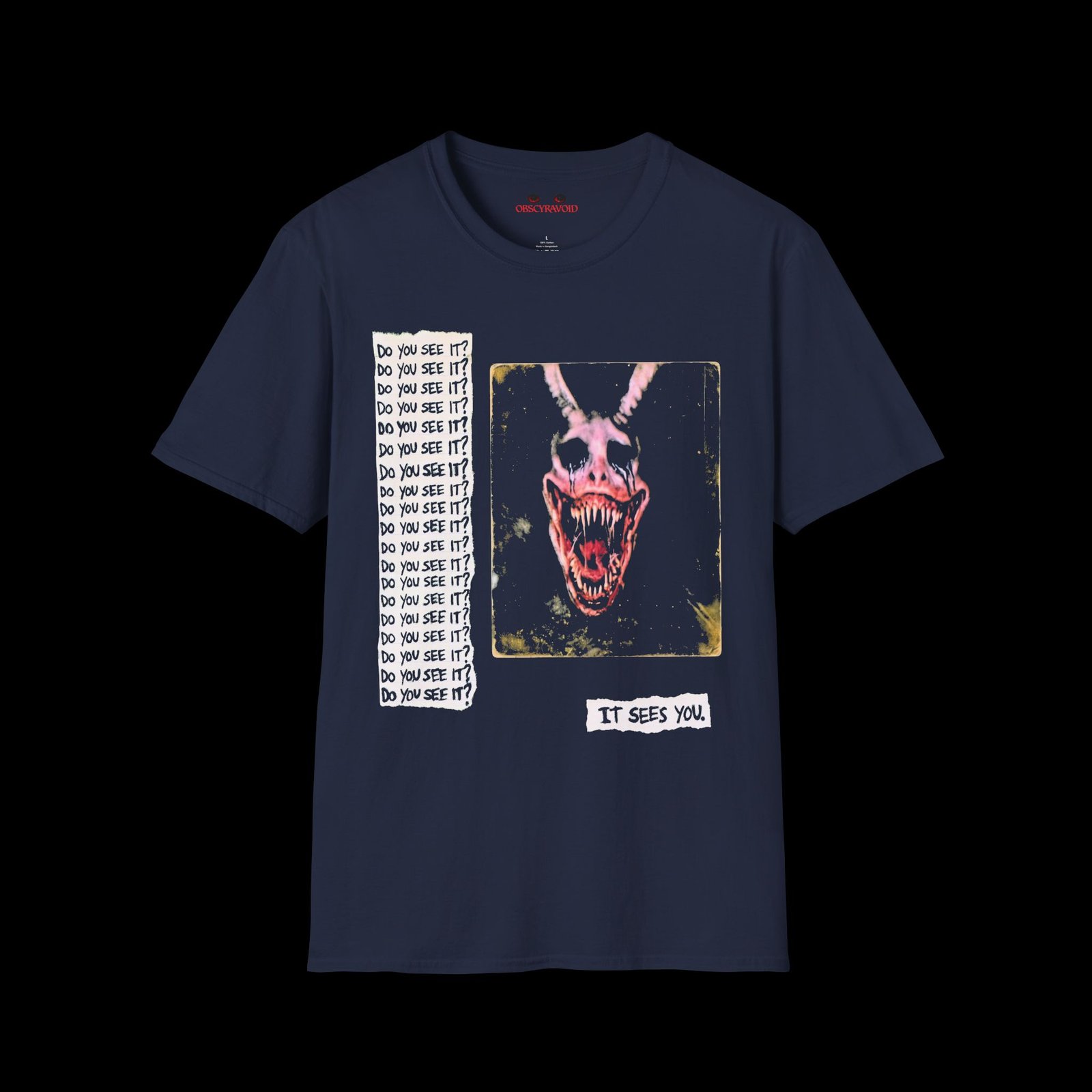 Do You See It? Analog Horror T-Shirt - Image 3